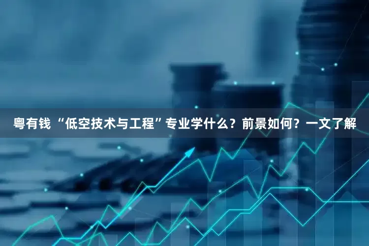 粤有钱 “低空技术与工程”专业学什么？前景如何？一文了解