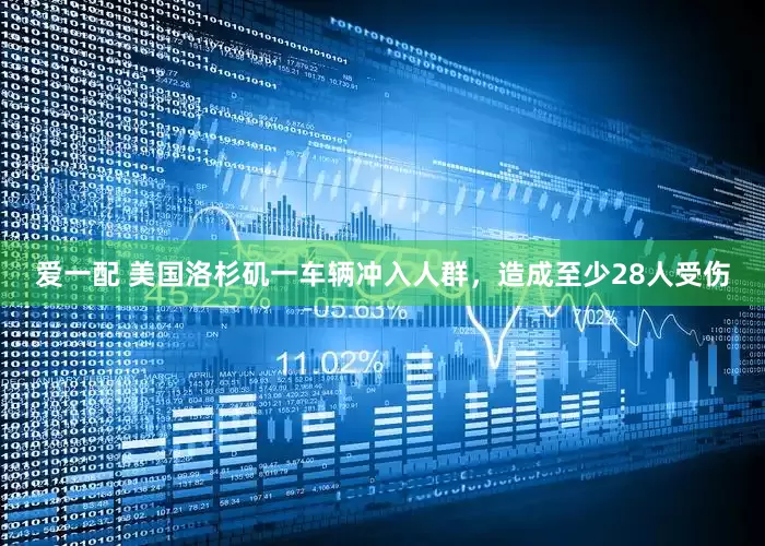 爱一配 美国洛杉矶一车辆冲入人群，造成至少28人受伤